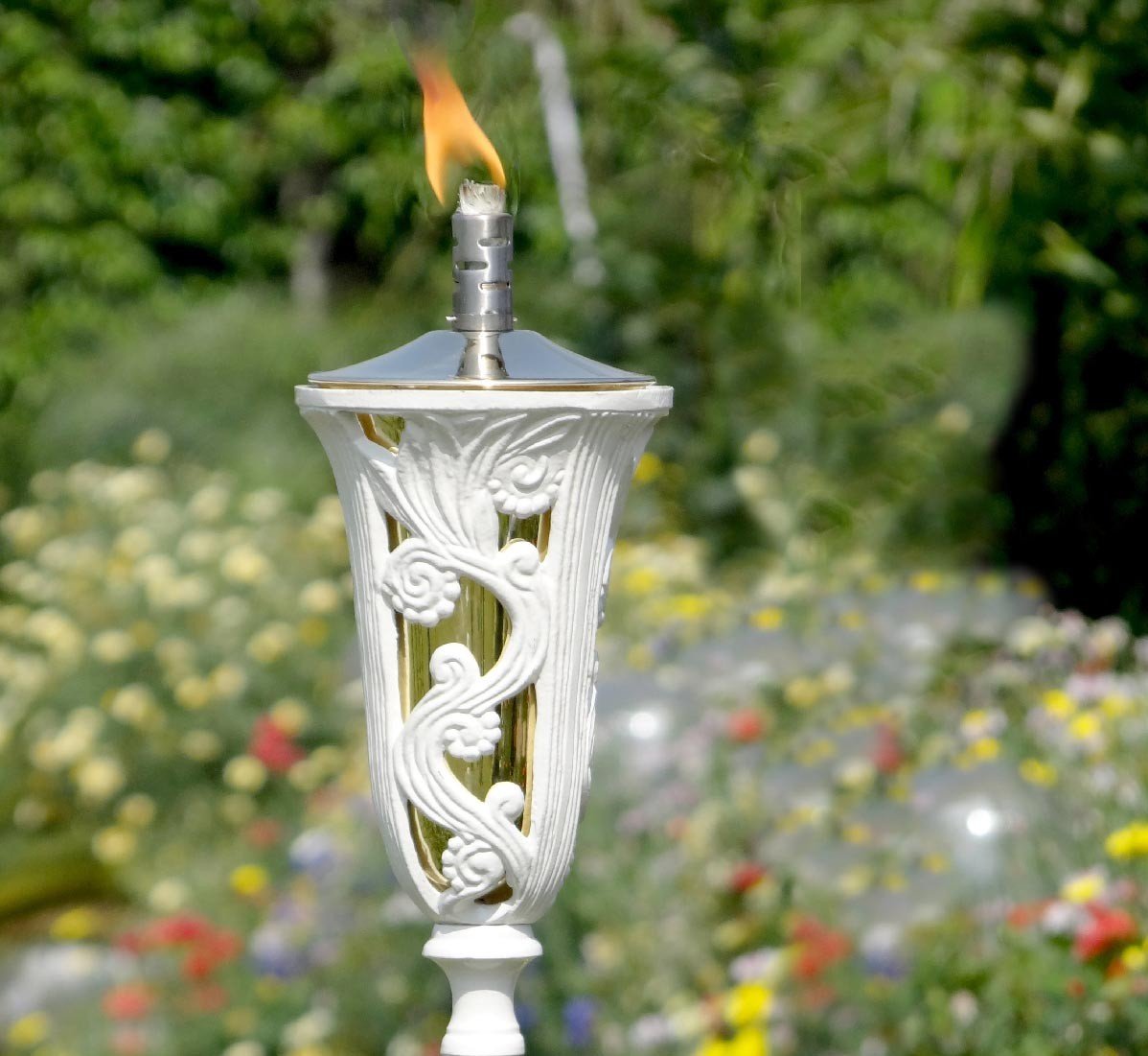 Garden Oil Torch White - Za Za Homes