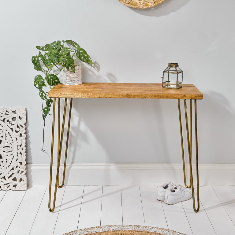 Accent Hairpin Leg Console Table ZaZa Homes