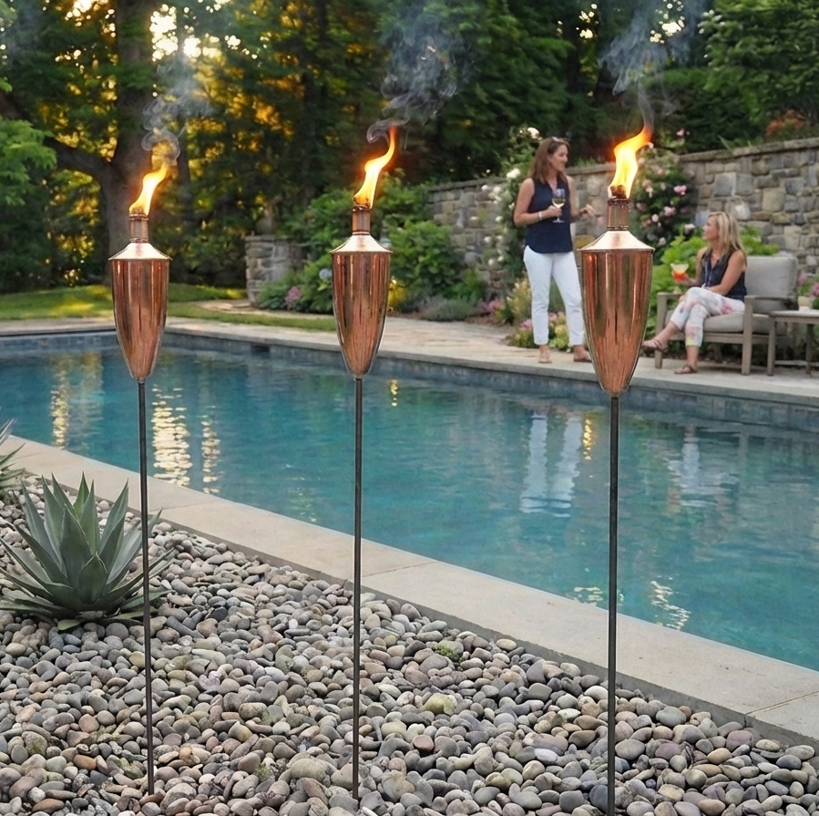 Garden Oil Torch Copper - LUCCA