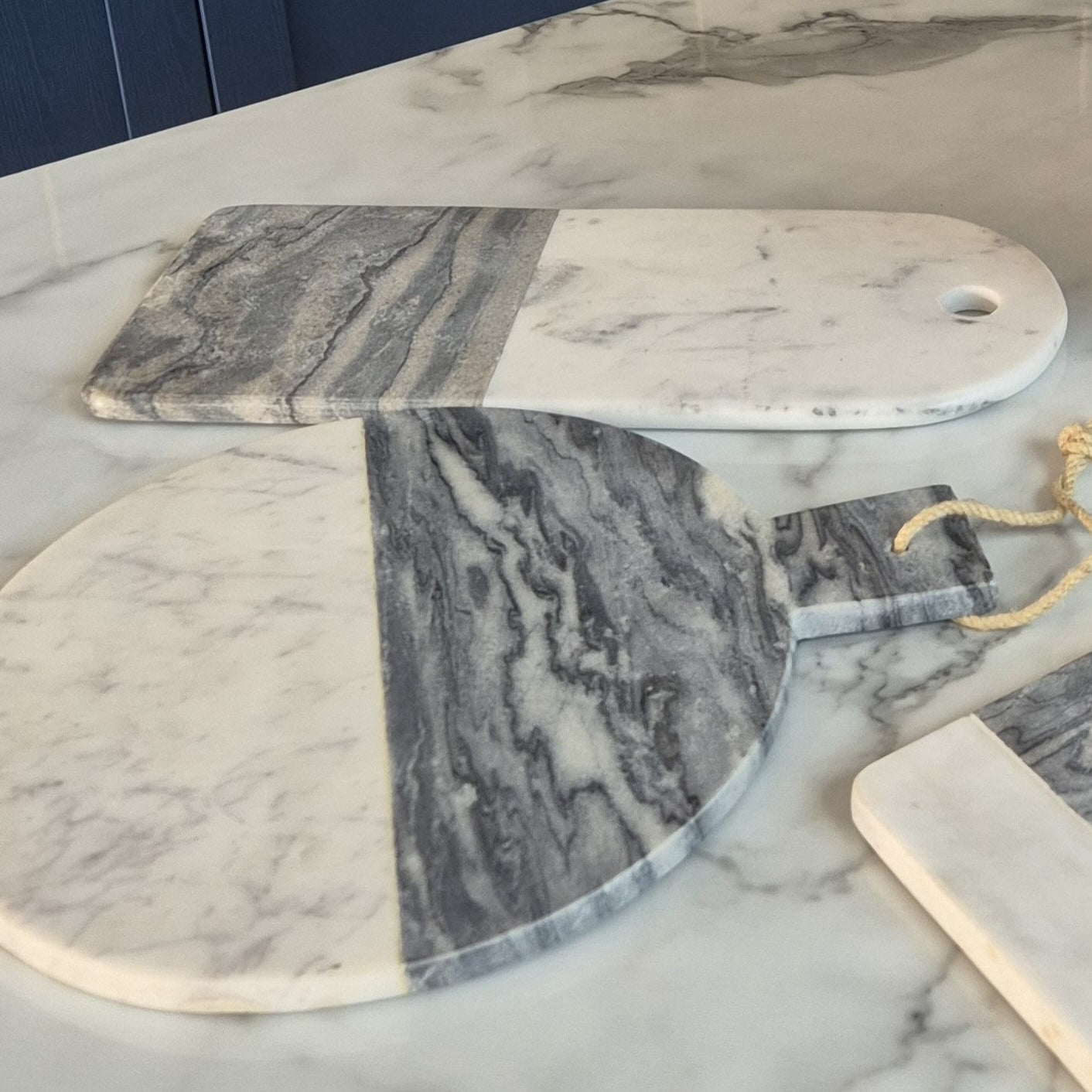 Artisan Grey Marble Chopping Board