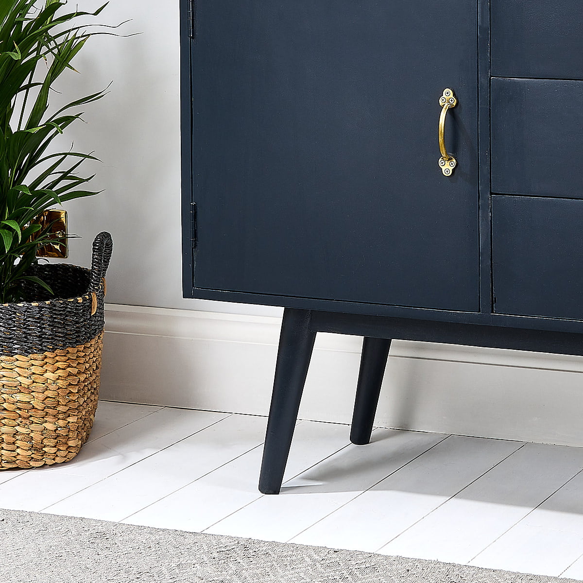 Antique Blue Sideboard Navy - Ellie Door Handle