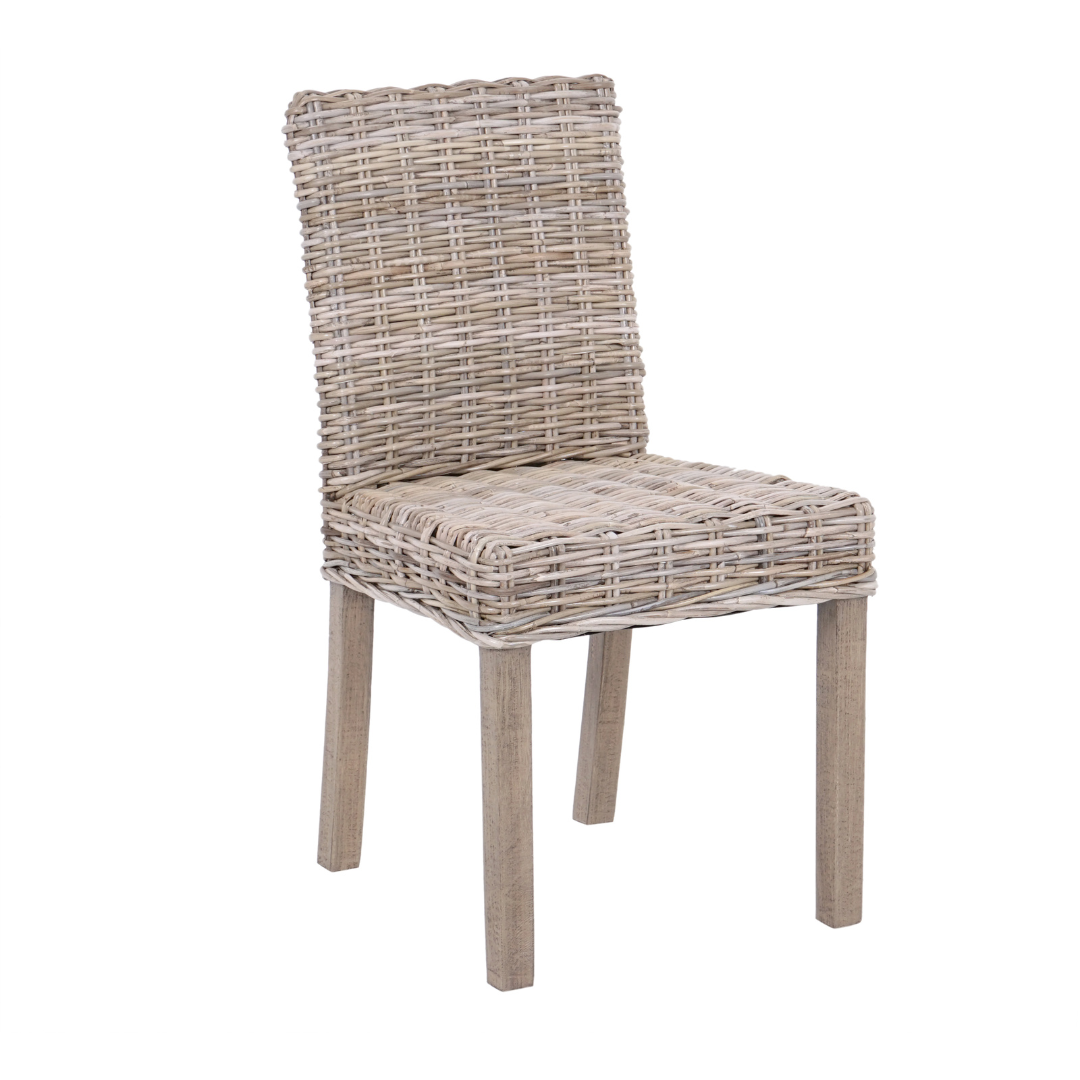 Wicker dining chair