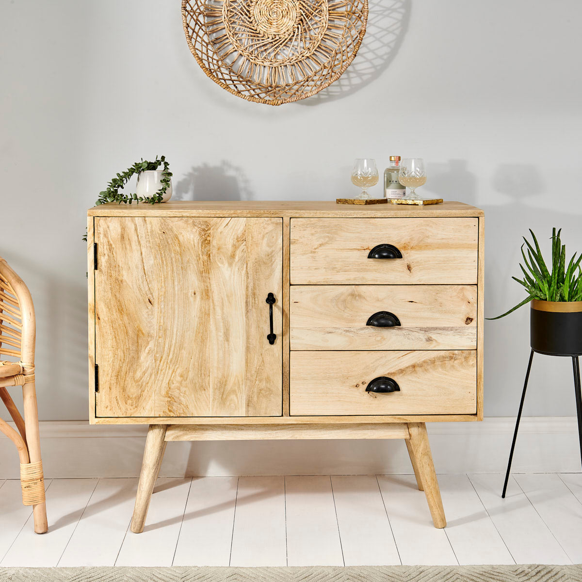 Light wood sideboard natural