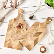 Large wooden Parquet chopping boards
