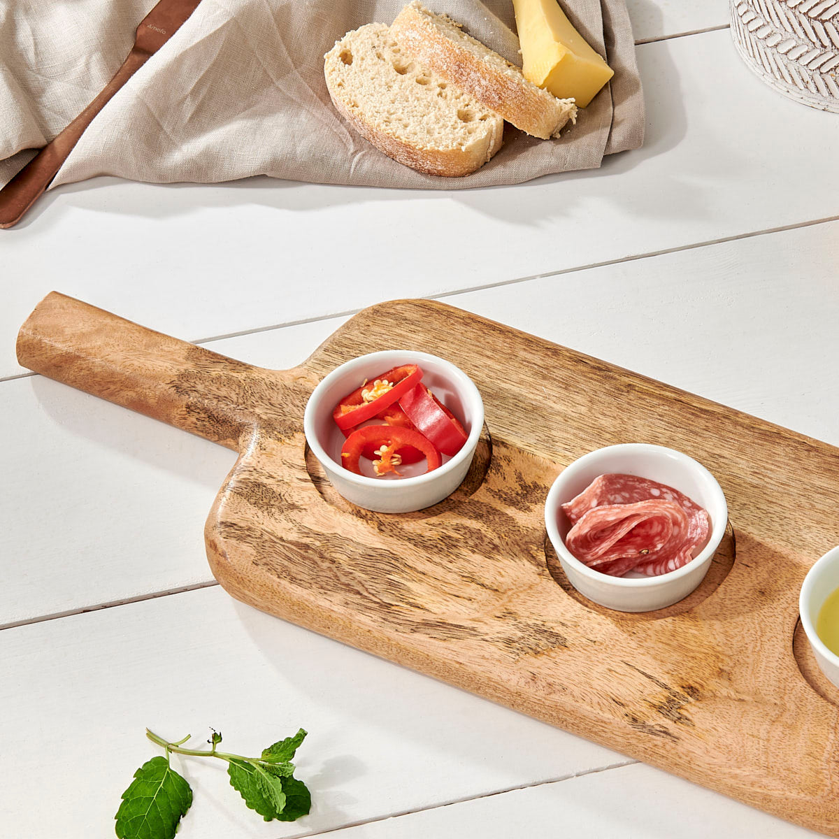 Wooden serving board