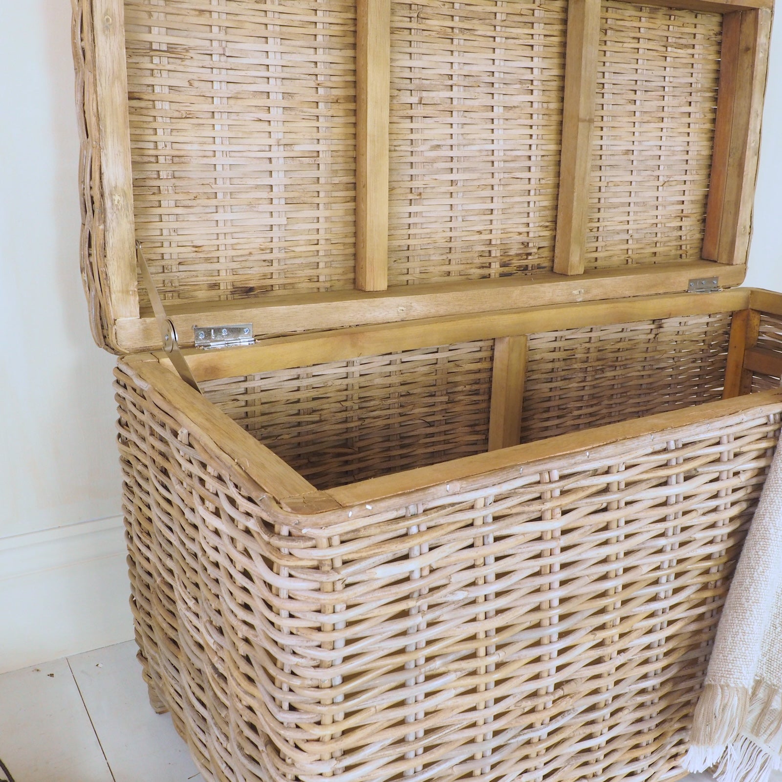 Rattan Storage Bench