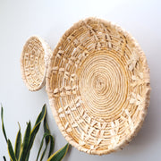 Wicker wall art