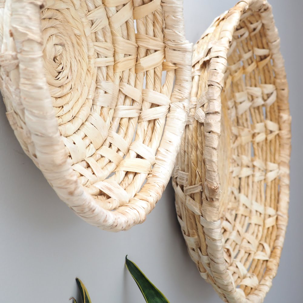 Wicker wall decor