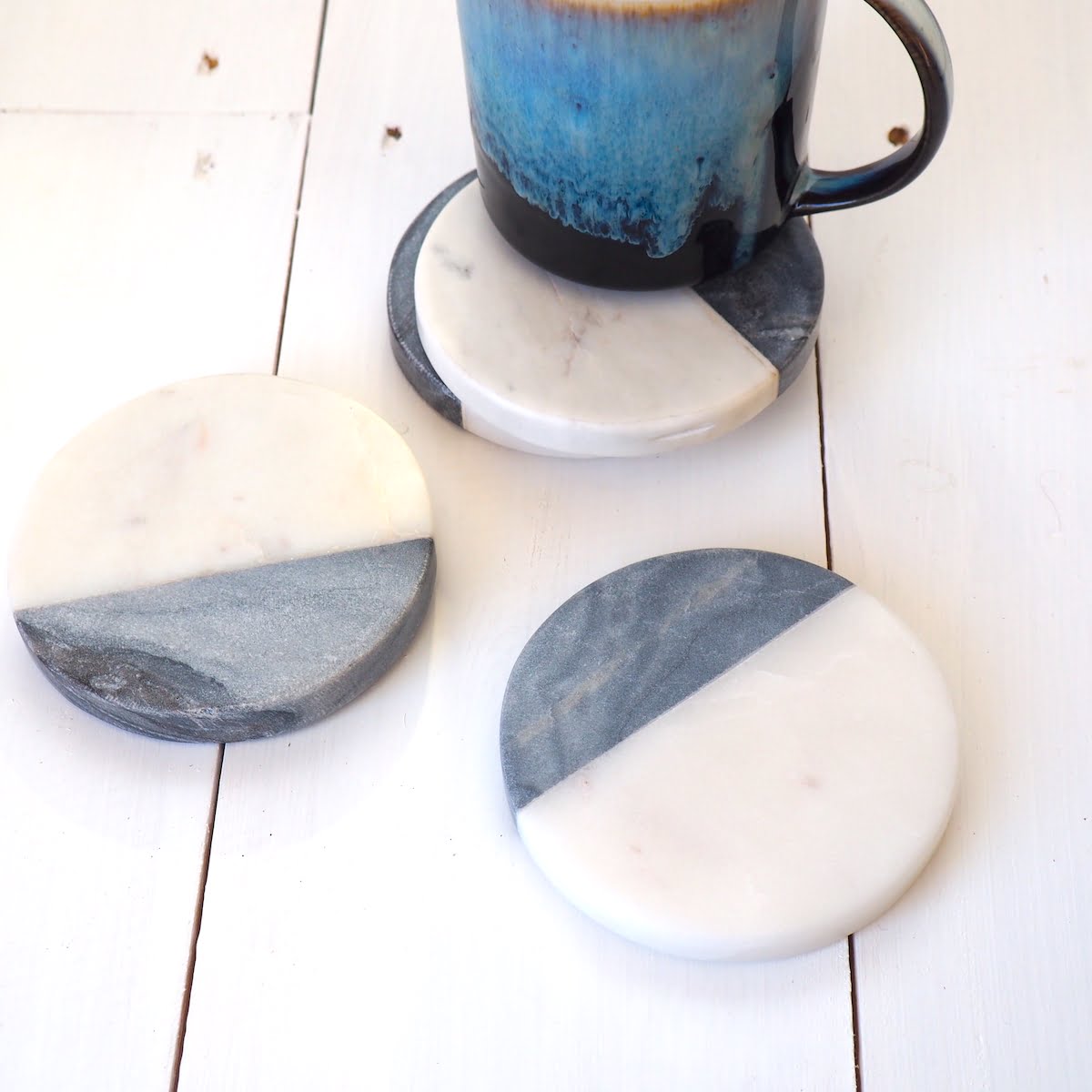 Marble drinks coaster