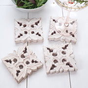 Wooden placemats and coasters