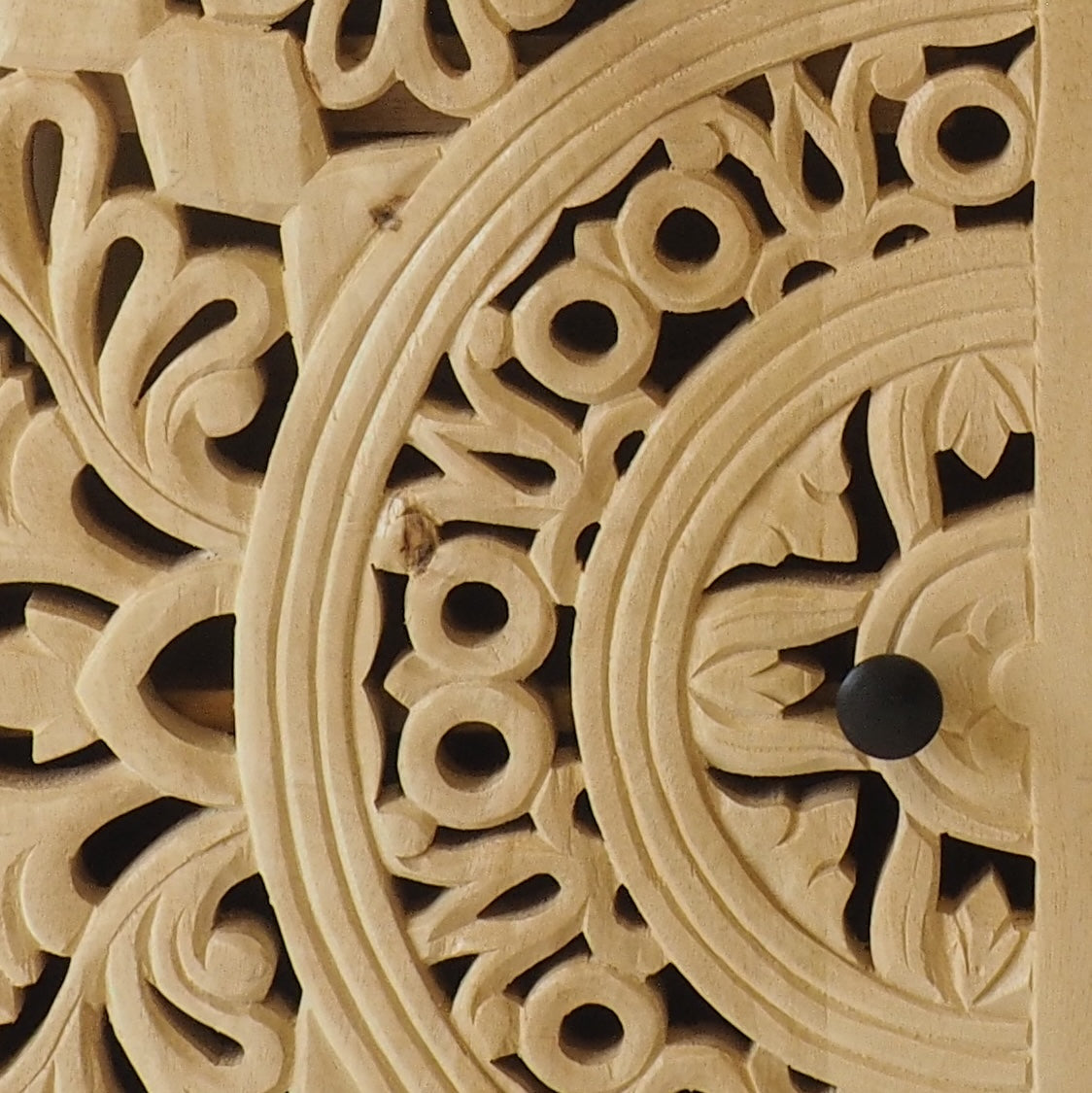 Carved Bathroom Vanity Unit Natural