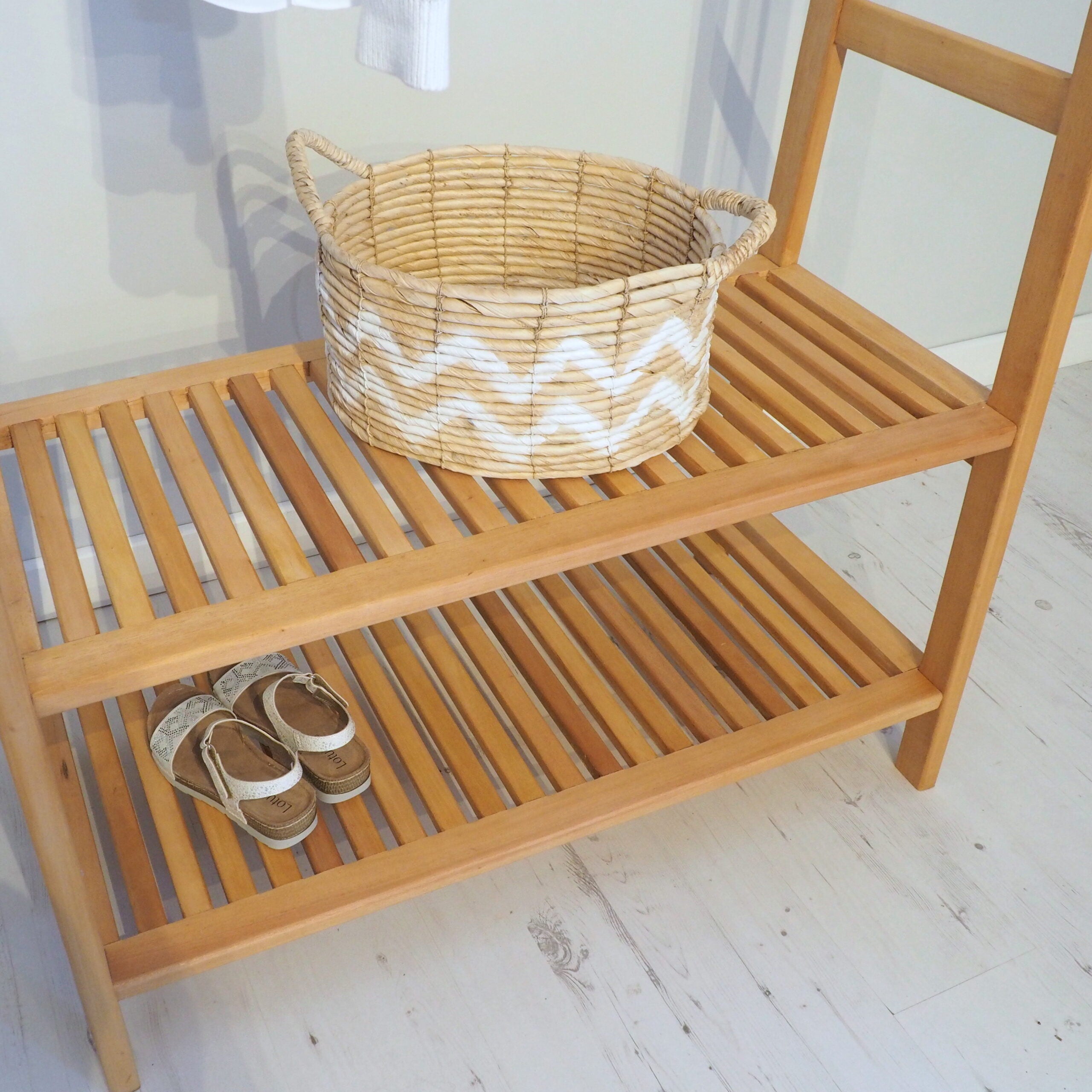 Large Wooden Clothes Unit - Stockholm with Basket and Shoes
