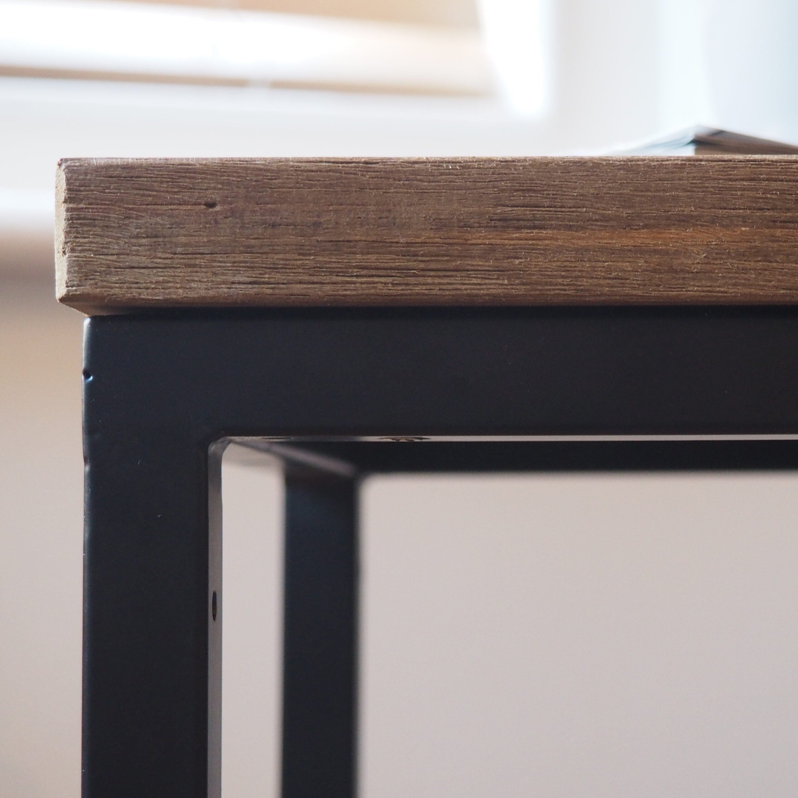 Industrial Over Arm Sofa Table