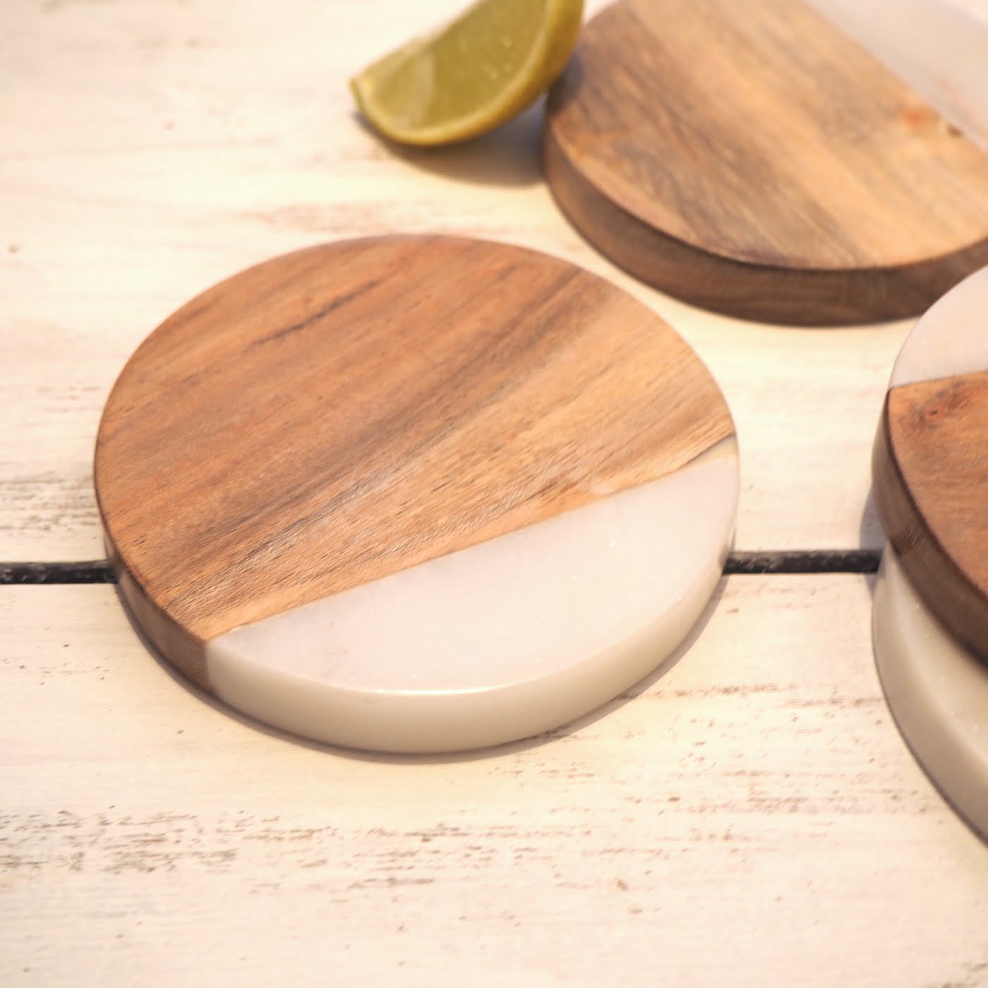 Set 4 drinks coasters