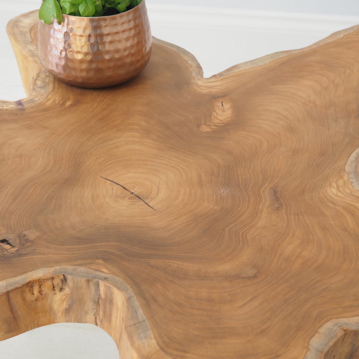 Rustic Wood Coffee Table on Hairpin Legs - Extra Large