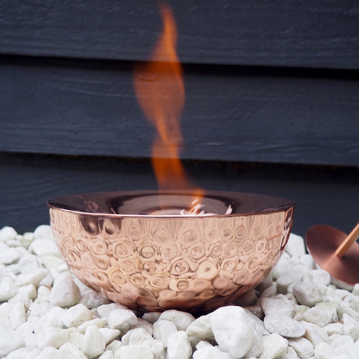 Gel oil burner copper