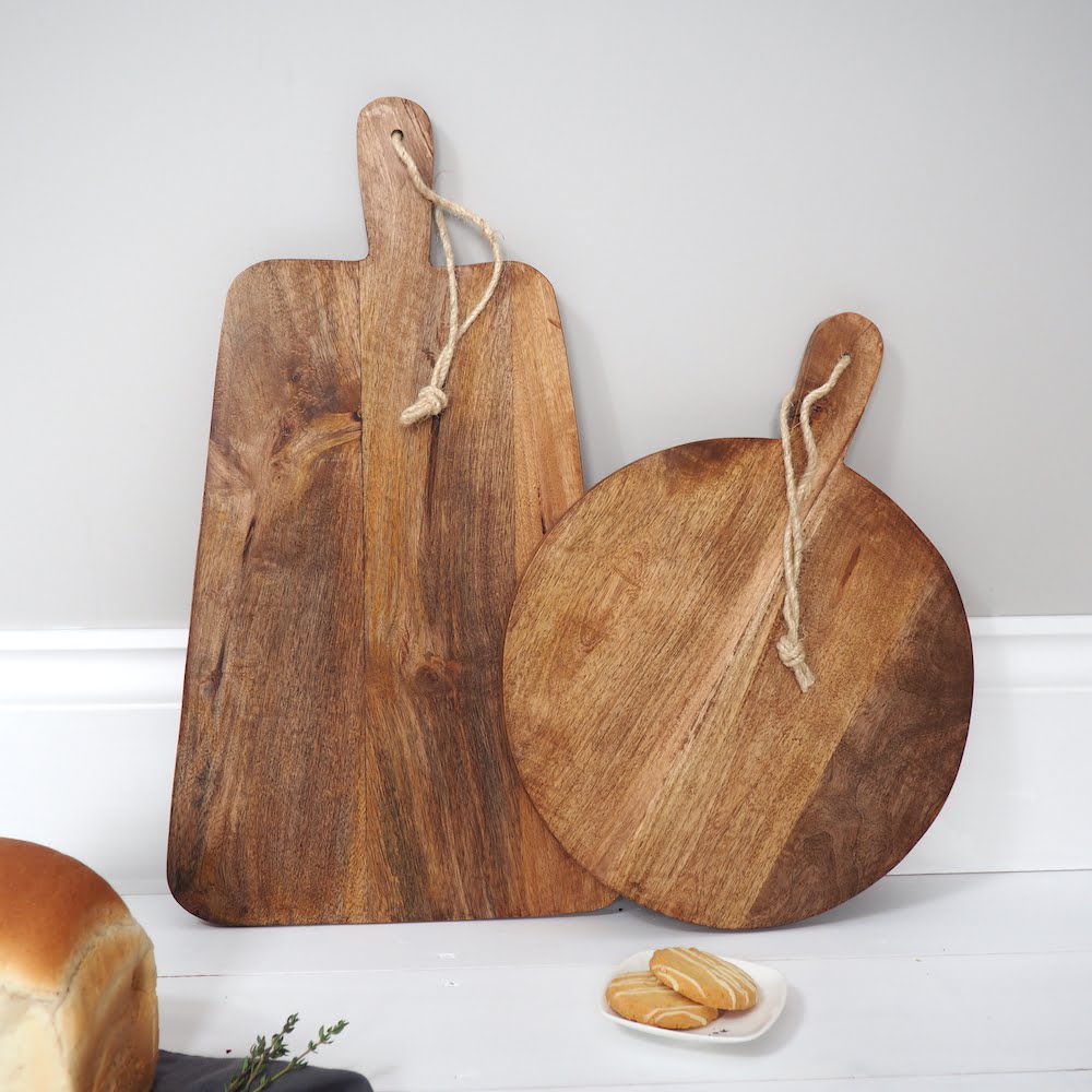 Wooden serving board