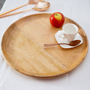 Round tray wood