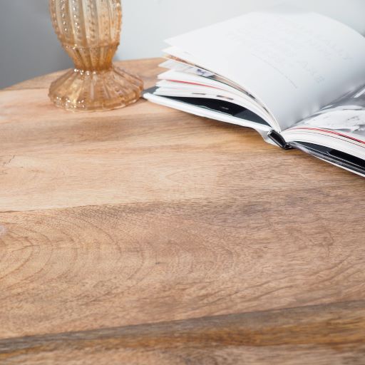 Industrial Wooden Nest of Tables Round