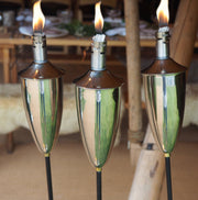 Silver garden oil torch