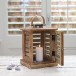 Rustic Wood Lantern – GIDLEIGH