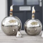 Silver Garden Oil Lamp VERONA