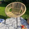 Natural String Chair Bamboo