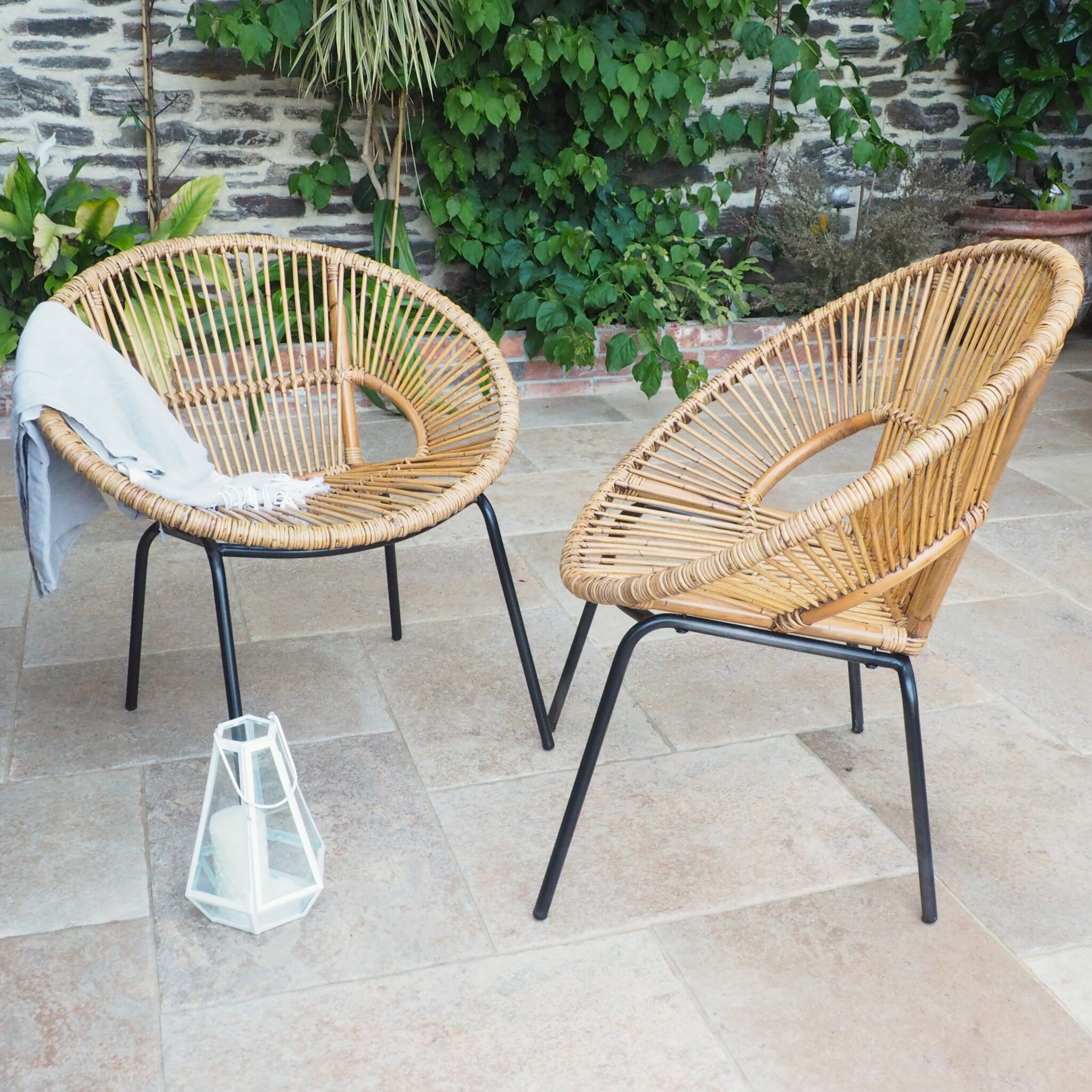 Natural String Chair Bamboo ZaZa Homes