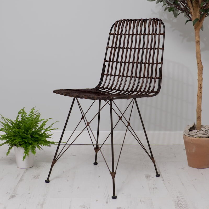 Brown Rattan Dining Chairs Za Za Homes