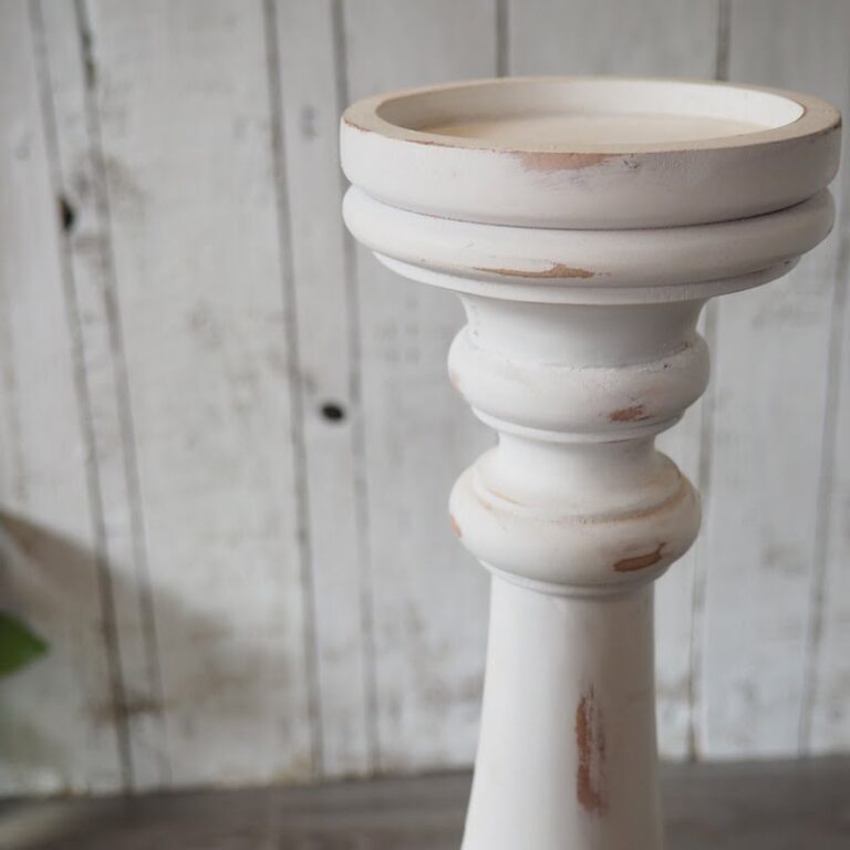 Tall Wooden Candle Sticks Large Pillar Candle Holders Za Za Homes