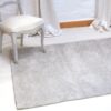Cable Knit Wool Rug Natural - Sofia with Dining Chair