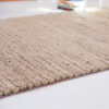 Cable Knit Wool Rug Natural - Sofia