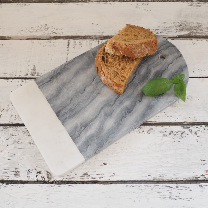 Grey Marble Serving Board | Marble Cheese Board - Za Za Homes