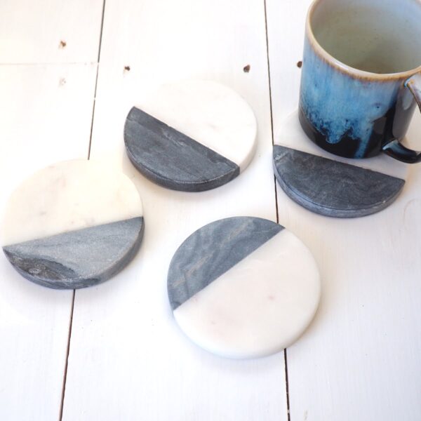 Cup coasters marble