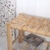 wooden bench detailed shot indoor