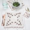 Wooden placemats and coasters