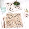 Wooden placemats carved
