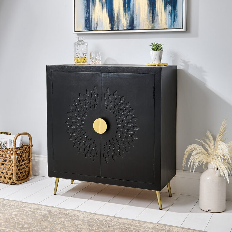 Black Wooden Sideboard Eloise