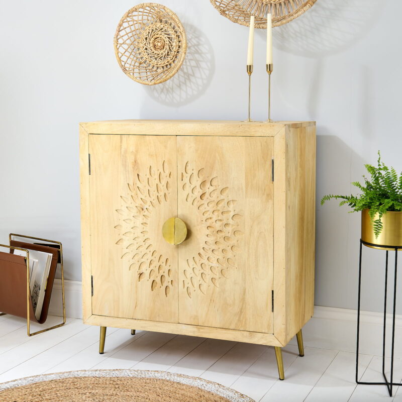 Accent Wood Sideboard Natural - Eloise