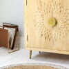 Close up of Accent Wood Sideboard Natural - Eloise