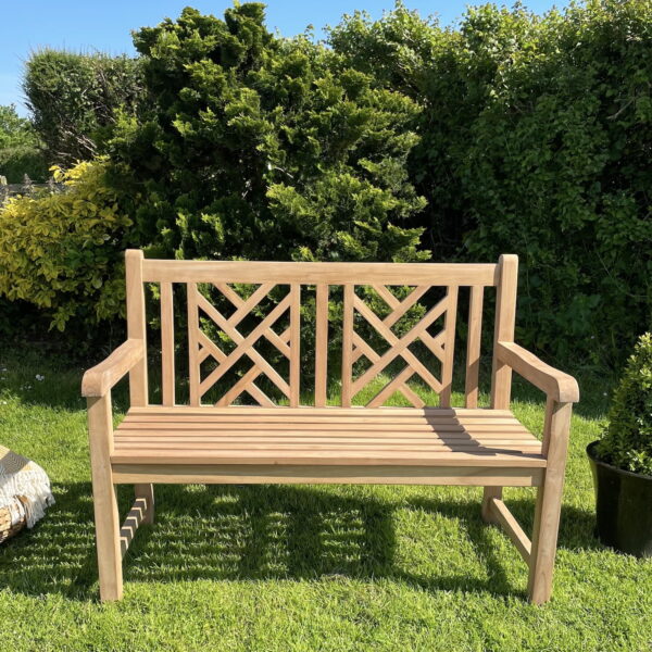 Garden Bench Two Seater - Amelia in Garden