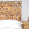 Carved Wooden Headboard