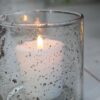 Glass candle holder wedding lighting