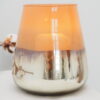 Metallic glass hurricane lantern
