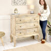 Elegant Chest of Drawers - Amelie with Zara standing next to them