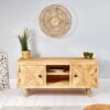 Parquet TV Stand in Room
