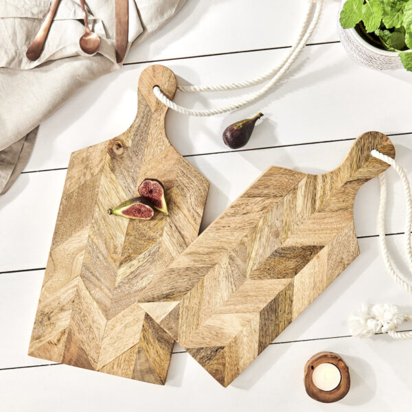 Large wooden Parquet chopping boards