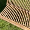 Folding Garden Bench with Close Up