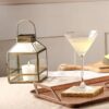 Brass Tealight Lantern table setting
