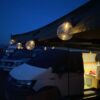 Festoon lights on VW camper van